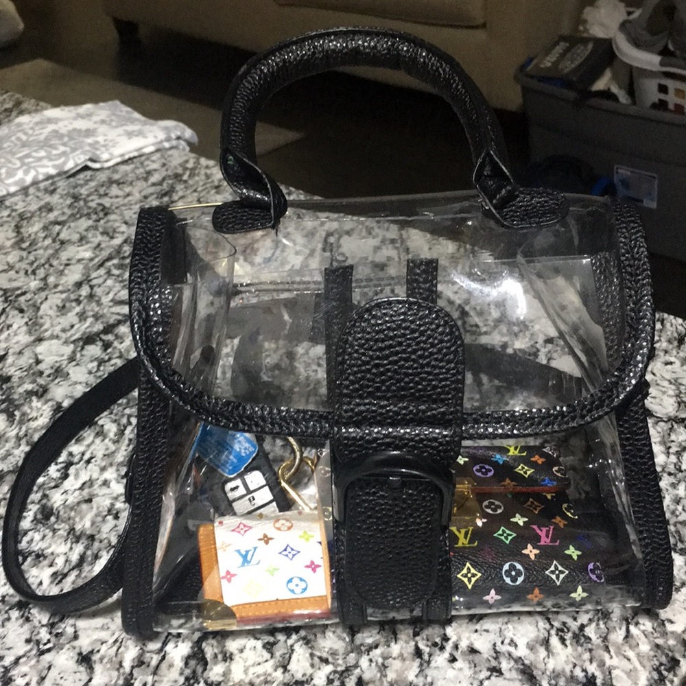 Crossbody transparent purse